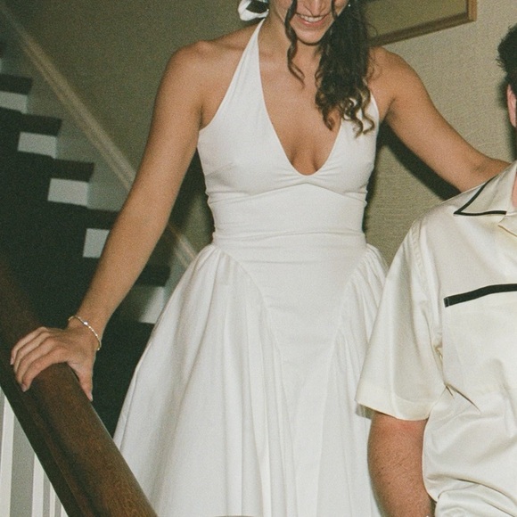 House of CB White Halter Dress - Picture 5 of 7
